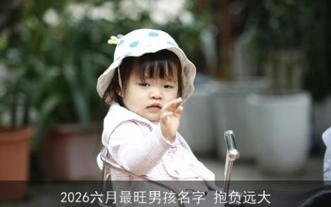 2026六月最旺男孩名字 抱负远大