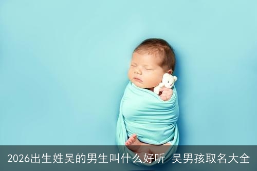 2026出生姓吴的男生叫什么好听 吴男孩取名大全