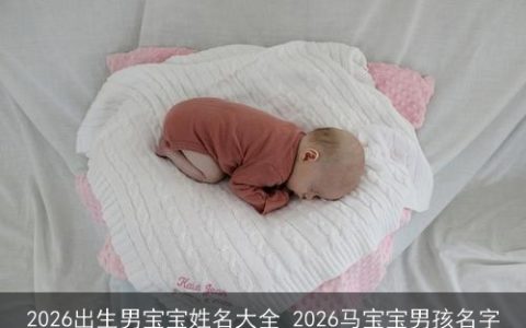 2026出生男宝宝姓名大全 2026马宝宝男孩名字