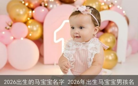 2026出生的马宝宝名字 2026年出生马宝宝男孩名