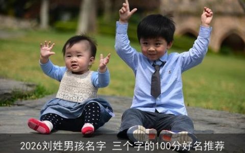 2026刘姓男孩名字 三个字的100分好名推荐