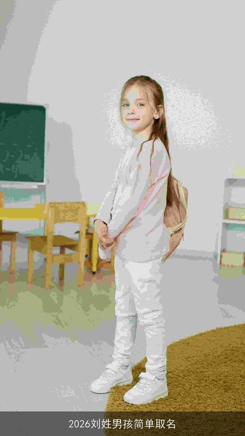 2026刘姓男孩简单取名
