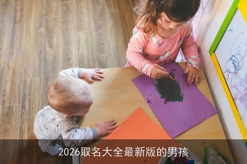 2026取名大全最新版的男孩