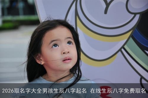 2026取名字大全男孩生辰八字起名 在线生辰八字免费取名