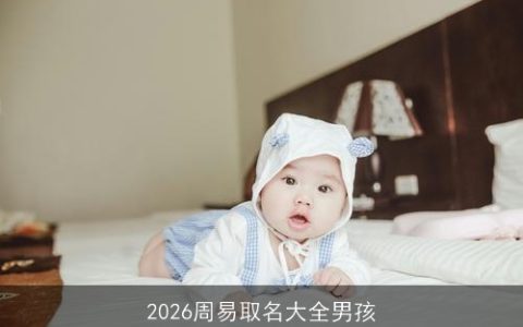 2026周易取名大全男孩
