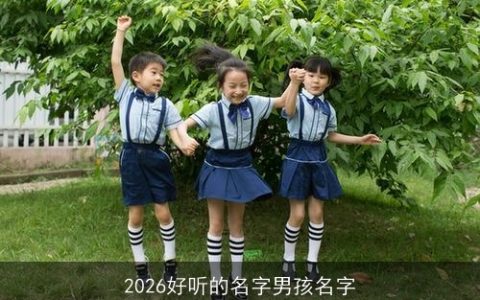2026好听的名字男孩名字