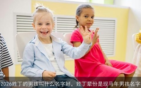 2026姓丁的男孩叫什么名字好，姓丁辈份是现马年男孩名字
