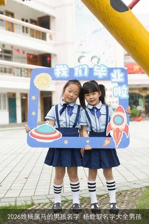 2026姓杨属马的男孩名字 杨姓取名字大全男孩