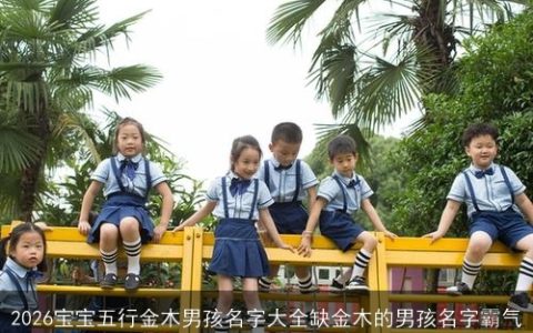 2026宝宝五行金木男孩名字大全缺金木的男孩名字霸气