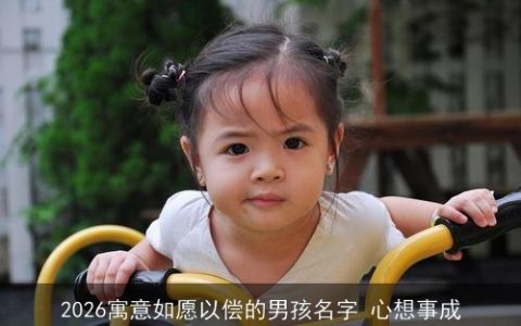 2026寓意如愿以偿的男孩名字 心想事成