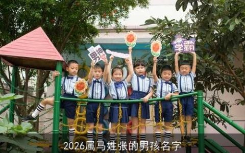 2026属马姓张的男孩名字