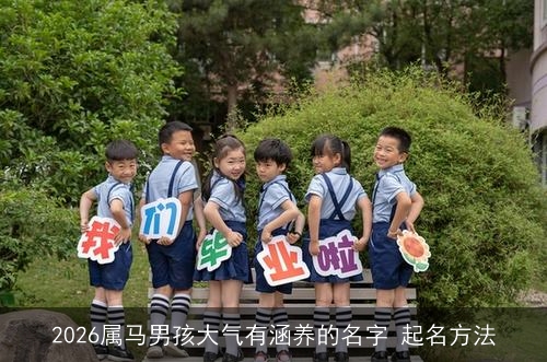 2026属马男孩大气有涵养的名字 起名方法