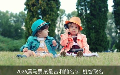 2026属马男孩最吉利的名字 机智取名
