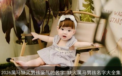 2026属马缺火男孩豪气的名字 缺火属马男孩名字大全集