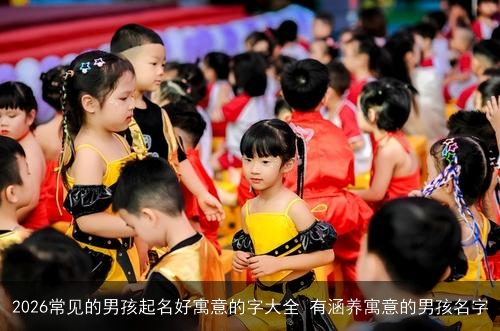 2026常见的男孩起名好寓意的字大全 有涵养寓意的男孩名字