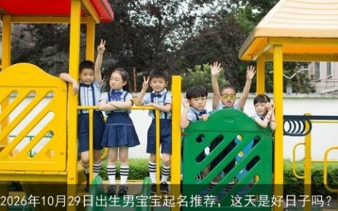 2026年10月29日出生男宝宝起名推荐，这天是好日子吗？