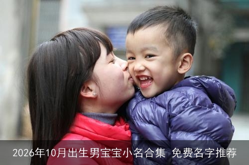 2026年10月出生男宝宝小名合集 免费名字推荐