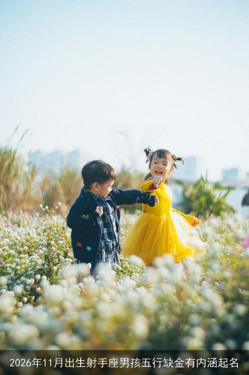 2026年11月出生射手座男孩五行缺金有内涵起名