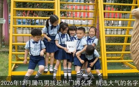 2026年12月属马男孩起热门的名字 精选大气的名字