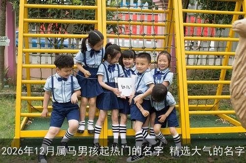 2026年12月属马男孩起热门的名字 精选大气的名字