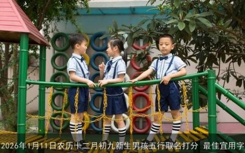 2026年1月11日农历十二月初九新生男孩五行取名打分 最佳宜用字