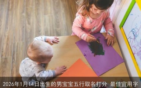 2026年1月14日出生的男宝宝五行取名打分 最佳宜用字