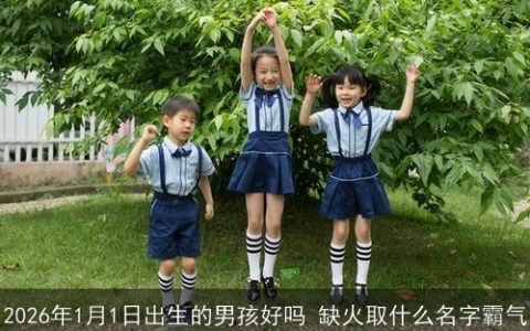 2026年1月1日出生的男孩好吗 缺火取什么名字霸气