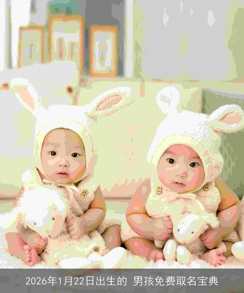 2026年1月22日出生的 男孩免费取名宝典