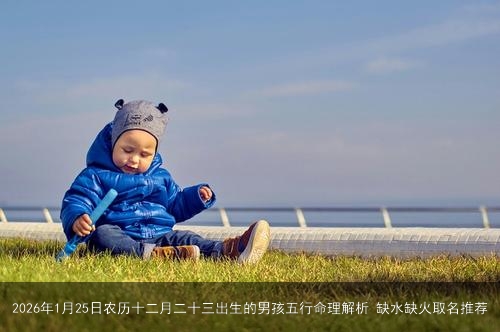 2026年1月25日农历十二月二十三出生的男孩五行命理解析 缺水缺火取名推荐