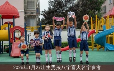 2026年1月27出生男孩八字喜火名字参考