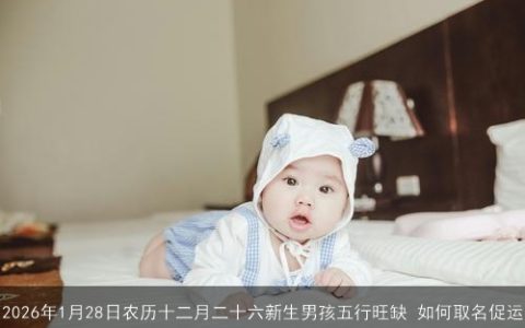 2026年1月28日农历十二月二十六新生男孩五行旺缺 如何取名促运