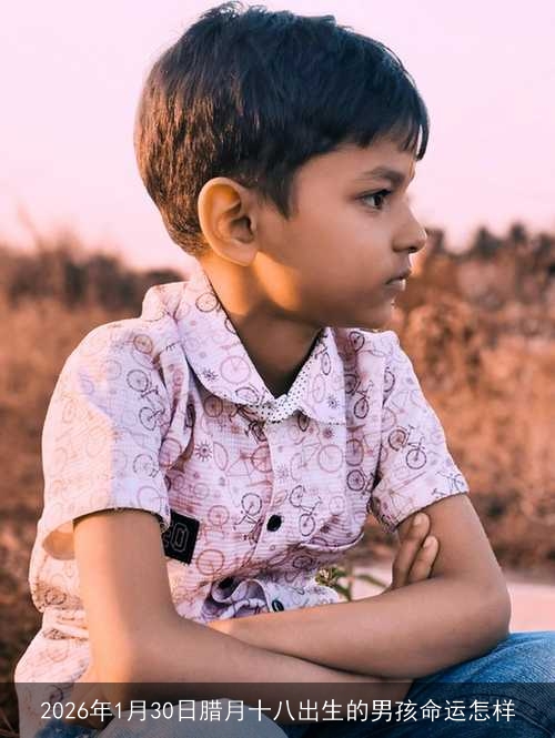 2026年1月30日腊月十八出生的男孩命运怎样