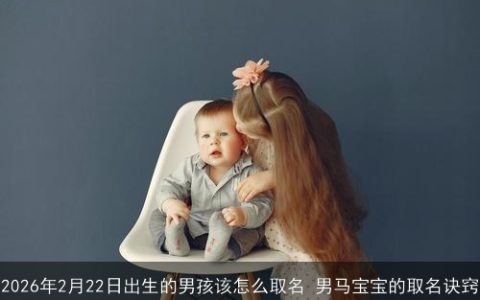 2026年2月22日出生的男孩该怎么取名 男马宝宝的取名诀窍