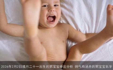 2026年2月2日腊月二十一出生的男宝宝命运分析 帅气有涵养的男宝宝名字