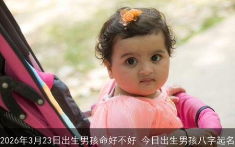 2026年3月23日出生男孩命好不好 今日出生男孩八字起名