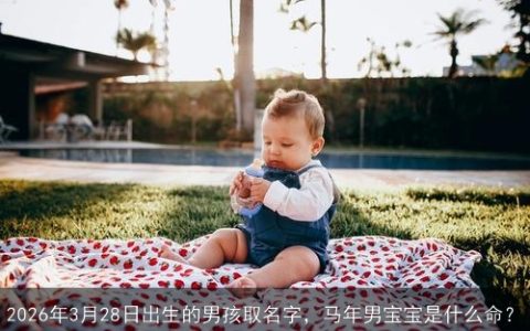 2026年3月28日出生的男孩取名字，马年男宝宝是什么命？