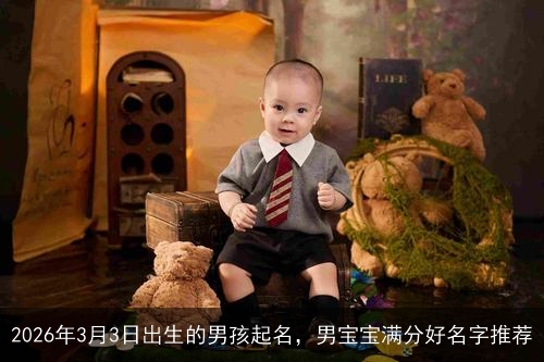 2026年3月3日出生的男孩起名，男宝宝满分好名字推荐