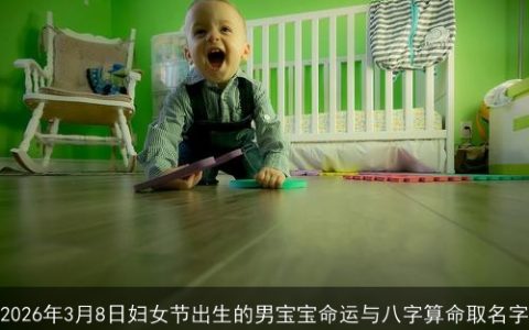 2026年3月8日妇女节出生的男宝宝命运与八字算命取名字