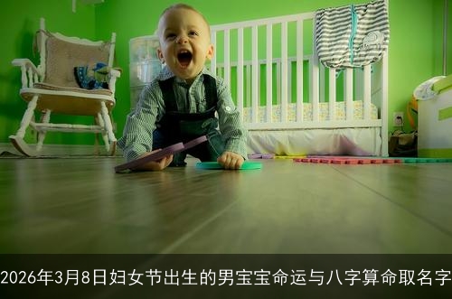2026年3月8日妇女节出生的男宝宝命运与八字算命取名字