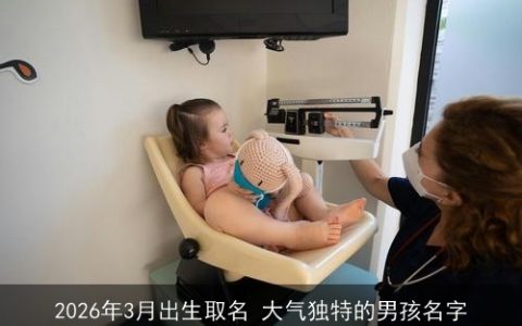 2026年3月出生取名 大气独特的男孩名字