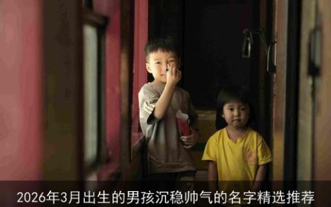 2026年3月出生的男孩沉稳帅气的名字精选推荐