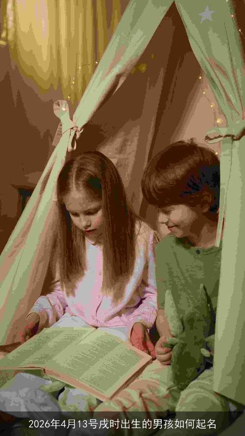 2026年4月13号戌时出生的男孩如何起名