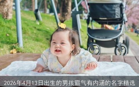 2026年4月13日出生的男孩霸气有内涵的名字精选