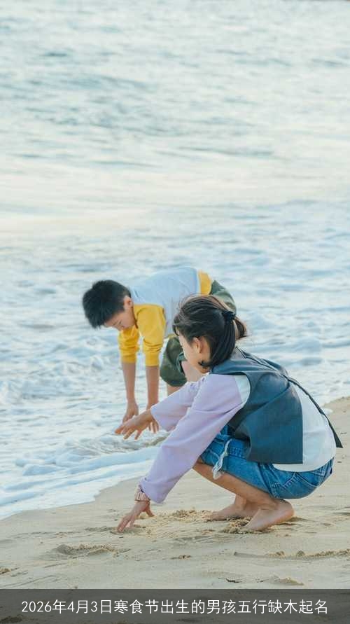 2026年4月3日寒食节出生的男孩五行缺木起名