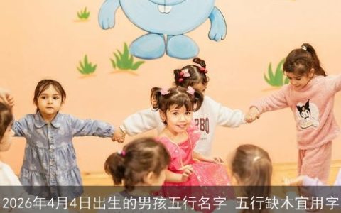 2026年4月4日出生的男孩五行名字 五行缺木宜用字