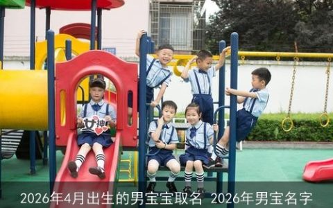 2026年4月出生的男宝宝取名 2026年男宝名字