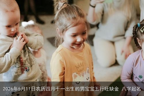 2026年5月11日农历四月十一出生的男宝宝五行旺缺金 八字起名