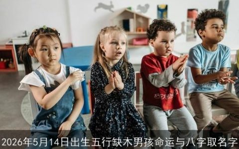 2026年5月14日出生五行缺木男孩命运与八字取名字