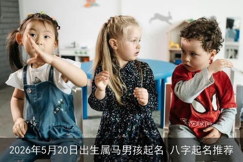 2026年5月20日出生属马男孩起名 八字起名推荐