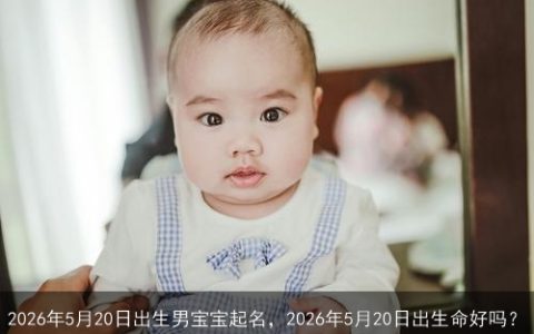 2026年5月20日出生男宝宝起名，2026年5月20日出生命好吗？